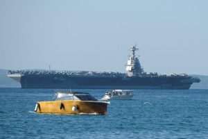 PONOS AMERIČKE MORNARICE: U Split uplovio najveći ratni brod, američki nosač aviona USS Gerald R. Ford PONOS AMERIČKE MORNARICE: U Split uplovio najveći ratni brod, američki nosač aviona USS Gerald R. Ford