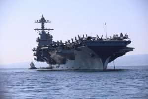 PONOS AMERIČKE MORNARICE: U Split uplovio najveći ratni brod, američki nosač aviona USS Gerald R. Ford PONOS AMERIČKE MORNARICE: U Split uplovio najveći ratni brod, američki nosač aviona USS Gerald R. Ford