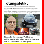 POLICIJA TRAŽI TKO JE ODGOVORAN ZA UBOJSTVO LIJEČNIKA U NJEMAČKOJ: Njegovo tijelo pronađeno je nakon pola godine, ponuđena nagrada od 5.000 eura POLICIJA TRAŽI TKO JE ODGOVORAN ZA UBOJSTVO LIJEČNIKA U NJEMAČKOJ: Njegovo tijelo pronađeno je nakon pola godine, ponuđena nagrada od 5.000 eura