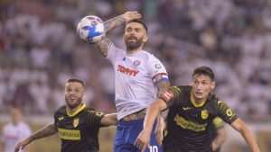 PRVI PORAZ HAJDUKA: Istra u 101. minuti utišala Poljud i došla do prve ovosezonske pobjede Marko Livaja u skoku / Foto: Hina