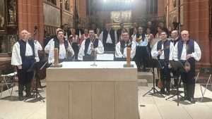 BOŽIĆNI KONCERT ZA PAMĆENJE: Folklorni ansambl Lado oduševio svojim nastupom u Katedrali sv. Bartolomeja u Frankfurtu BOŽIĆNI KONCERT ZA PAMĆENJE: Folklorni ansambl Lado oduševio svojim nastupom u Katedrali sv. Bartolomeja u Frankfurtu