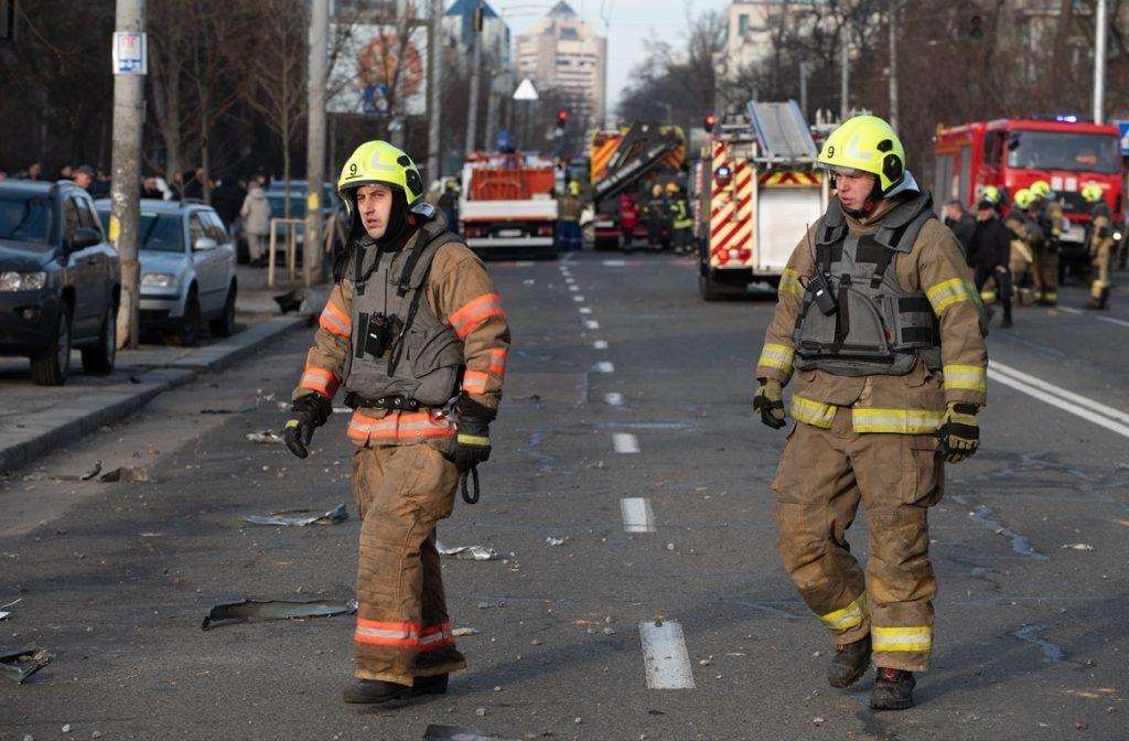 Ukrajinski vatrogasci gase požar (ILUSTRACIJA) / Foto: Anadolu