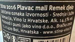 U NJEMAČKOJ PRODANA NAJSKUPLJA BOCA HRVATSKOG VINA: Prodavačica Ivona u dućanu u Offenbachu prodala bocu plavca za 214,49 eura