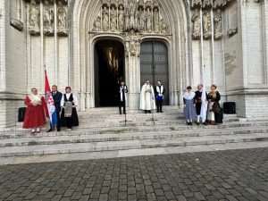 10. OBLJETNICA FESTE SVETOG VLAHA U BRUXELLESU: Dubrovčani i prijatelji Dubrovnika proslavili Festu sv. Vlaha uz puštanje bijelih golubica kao simbola slobode i mira