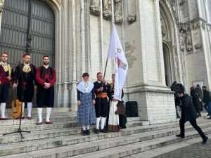 10. OBLJETNICA FESTE SVETOG VLAHA U BRUXELLESU: Dubrovčani i prijatelji Dubrovnika proslavili Festu sv. Vlaha uz puštanje bijelih golubica kao simbola slobode i mira