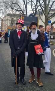 OKO 500.000 LJUDI U MAINZU: U popularnoj karnevalskoj povorci Rosenmontag Hrvati privlačili pozornost i pozivali na "čašu vina i knjigu"