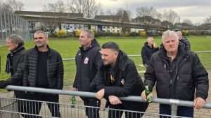 PETICA U MREŽI GOSTIJU: Tri pogotka Matovića i dva pogotka Propadala za visoku 5:0 pobjedu Croatije Frankfurt Navijači Croatije FFM / Foto: Fenix (D. Pleša)