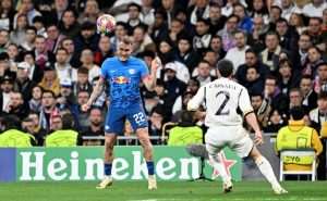 LIGA PRVAKA: Real Madrid izborio četvrtfinale nakon remija s Leipzigom, Manchester City bolji od Kopenhagena Detalj s utakmice Real Madrid - RB Leipzig / Foto: Anadolu