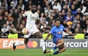 LIGA PRVAKA: Real Madrid izborio četvrtfinale nakon remija s Leipzigom, Manchester City bolji od Kopenhagena Detalj s utakmice Real Madrid - RB Leipzig / Foto: Anadolu