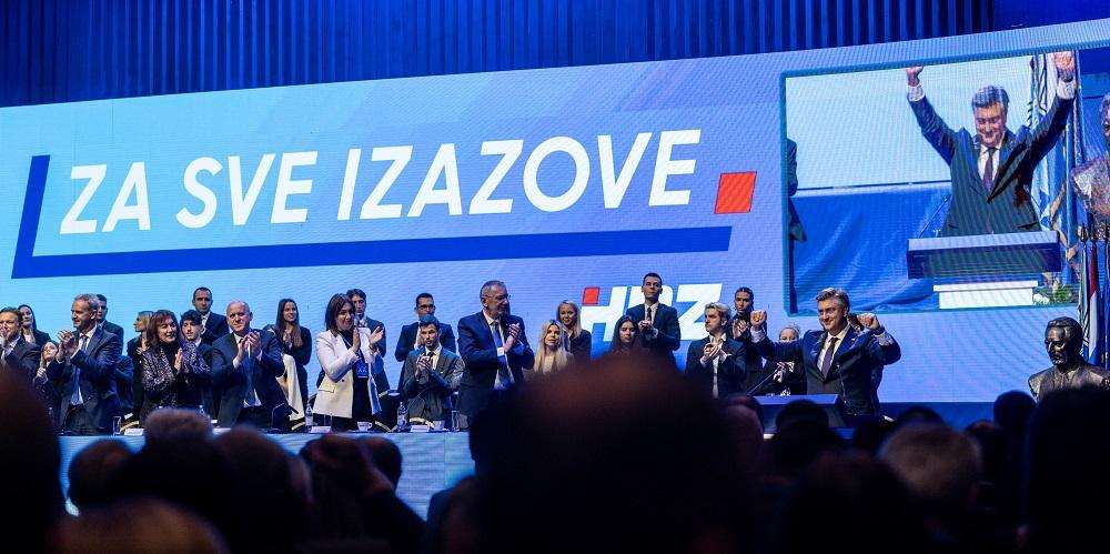 Slogan HDZ-a / Foto: Hina