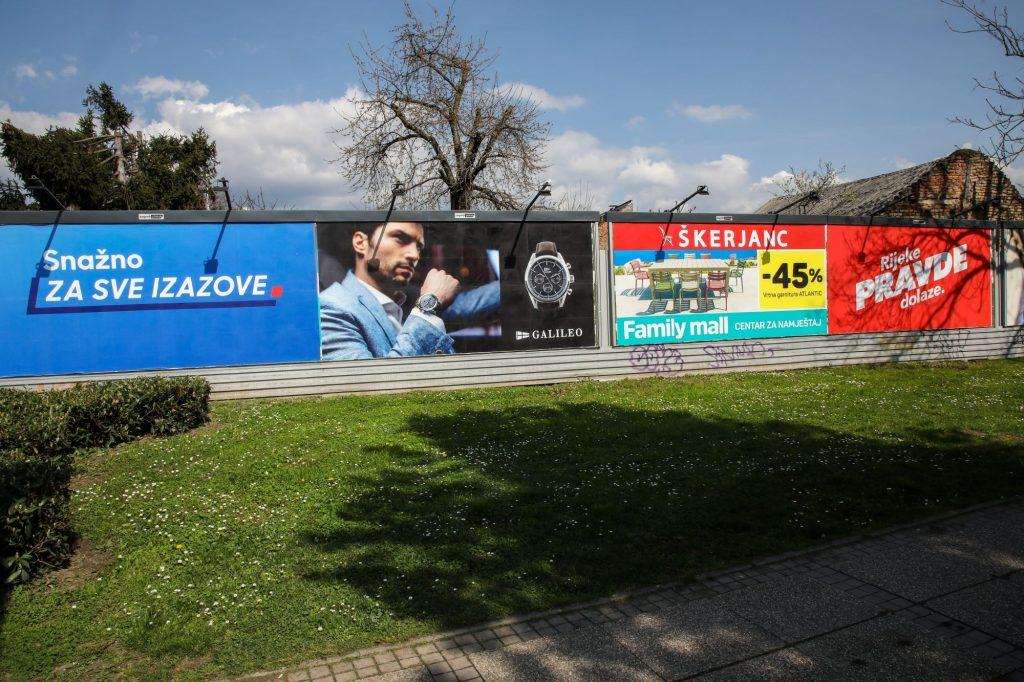 Izborni plakati HDZ-a i SDP-a