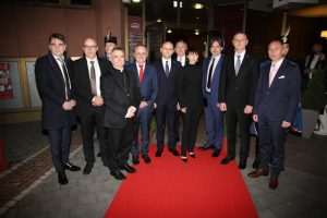 Ivan Bulić, mons. Nikola Eterović, Gordan Bakota, Ivan Anušić, Stipe Puđa, Ivana Krajinović, Dražen Klarić, Dario Magdić / Foto: Fenix (Ž.Cindrić)