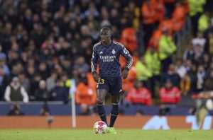 NOGOMETNA DRAMA NA ETIHADU: Real Madrid izbacio Manchester City, Modrić i Kovačić nisu realizirali penale Ferland Mendy / Foto: Anadolu