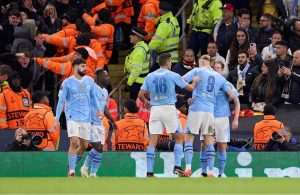 NOGOMETNA DRAMA NA ETIHADU: Real Madrid izbacio Manchester City, Modrić i Kovačić nisu realizirali penale Igrači Manchester Cityja / Foto: Anadolu