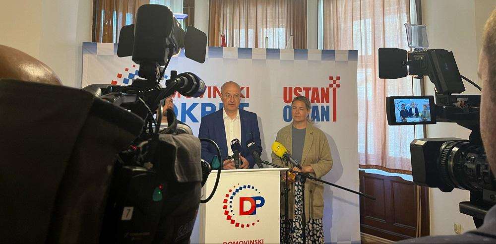 Na slici Mario Radić / Foto: Služba za odnose s javnošću Domovinskog pokreta
