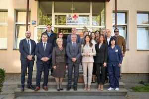 POSJET HRVATIMA SREDNJE BOSNE: Zvonko Milas sa kandidatima HDZ-a iz XI. izborne jedinice u Novom Travniku, Vitezu i Bugojnu Foto: IS HDZ