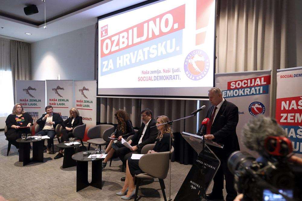 Socijaldemokrati predstavi izborni program / Foto: Hina