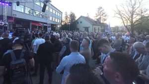 Predizborni skup HDZ-a u Sesvetama / Foto: IS HDZ