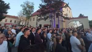 Predizborni skup HDZ-a u Sesvetama / Foto: IS HDZ