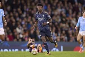 NOGOMETNA DRAMA NA ETIHADU: Real Madrid izbacio Manchester City, Modrić i Kovačić nisu realizirali penale Vinicius Junior / Foto: Anadolu
