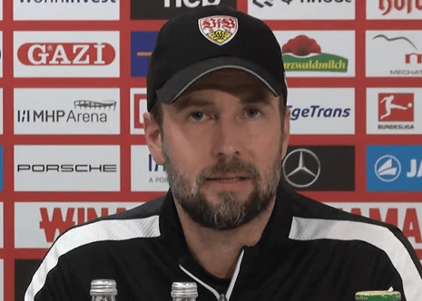 Sebastian Hoeness, trener Stuttgarta / Foto: Preslik FM