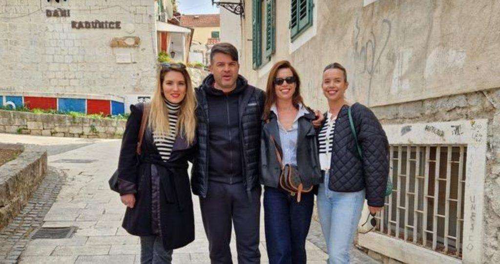 Toni Tomas, sestre Zaninović i Irena Škorić / Foto: Fenix (Ante Bilić)