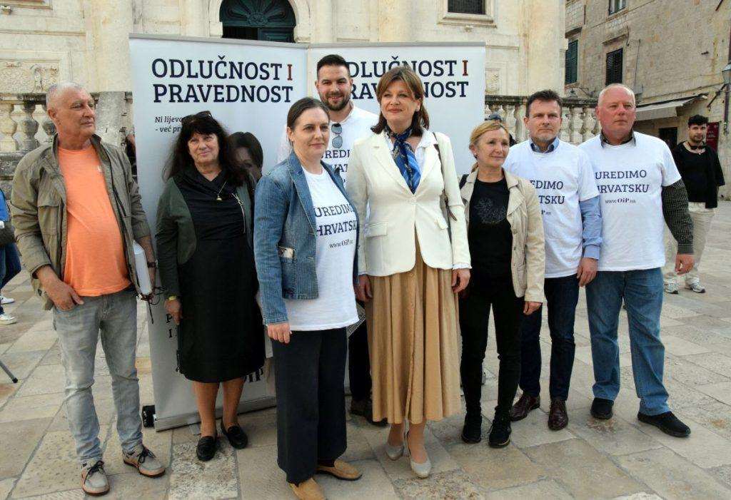 Karolina Vidović Krišto (OiP) u Dubrovniku / Foto: Hina