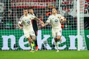 Detalj s utakmice Bayer Leverkusen - Roma / Foto: Anadolu