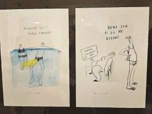 IZLOŽBA TISJE KLJAKOVIĆ BRAIĆ: Bečani oduševljeni Splićankinim karikaturama i slažu se da je “u malu uša đava” IZLOŽBA TISJE KLJAKOVIĆ BRAIĆ: Bečani oduševljeni Splićankinim karikaturama i slažu se da je “u malu uša đava”