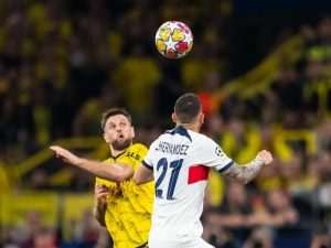SJAJAN NOGOMET NA WESTFALENU: Borussia srušila PSG i stekla prednost pred uzvrat u Parizu Detalj s utakmice Borussia - PSG / Foto: Anadolu