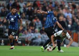BERGAMO SLAVI: Pašalićeva Atalanta hat-trickom Lookmana nanijela prvi poraz Bayeru i osvojila Europsku ligu Detalj s utakmice Atalante / Foto: Anadolu