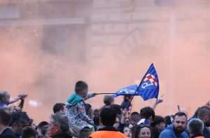 Dinamo slavi naslov prvaka./Foto: Hina