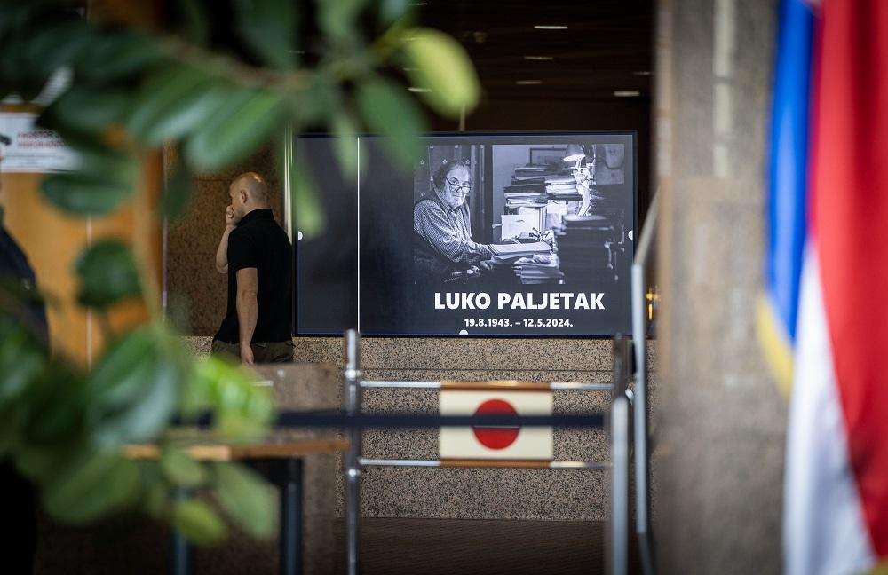 Književni oproštaj od akademika Luke Paljetka / Foto: Hina