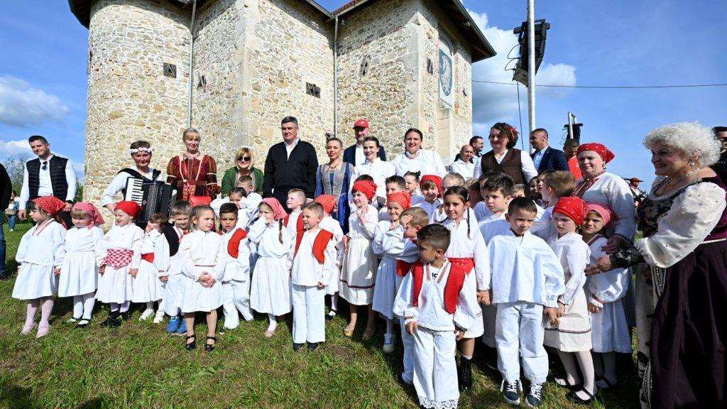 Predsjednik Zoran Milanović u Konjščini / Foto: Hina