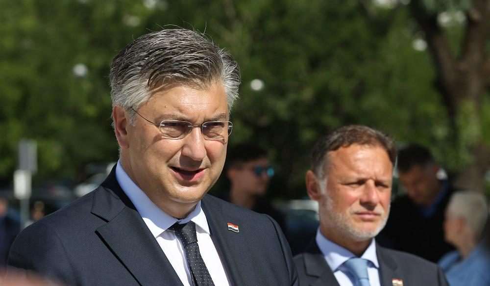 Na fotografiji Andrej Plenković i Gordan Jandroković / Foto: Hina