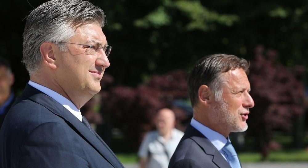 Na slici Andrej Plenković i Gordan Jandroković / Foto: Hina