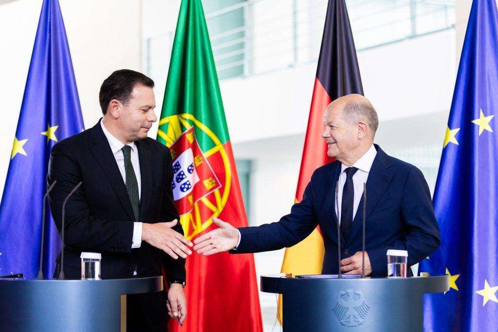 Olaf Scholz i Luis Montenegro