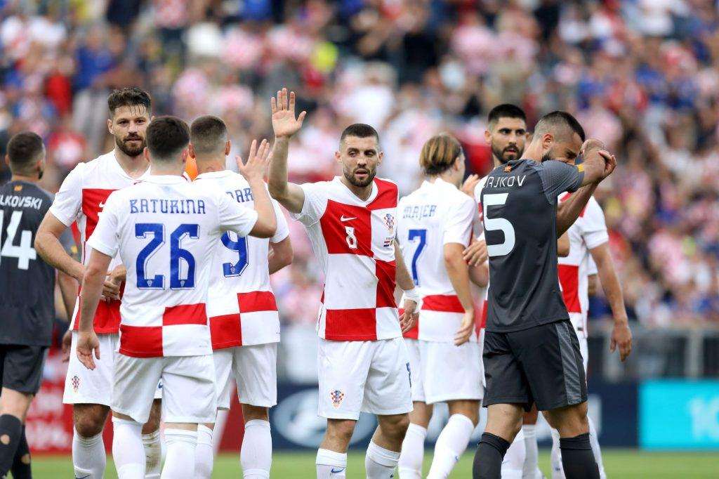 Detalj s utakmice Hrvatska - Makedonija / Foto: Hina