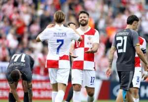 DOBRA PREDSTAVA HRVATSKE NA RUJEVICI: Vatreni s 3:0 pregazili S. Makedoniju, dva pogotka Majera i prvijenac Pašalića Detalj s utakmice Hrvatska - Makedonija / Foto: Hina