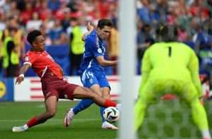 ITALIJA PALA U BERLINU: Švicarska s 2:0 zasluženo izborila četvrtfinale Detalj s utakmice Italija - Švicarska / Foto: Anadolu