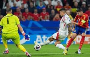 AUTOGOL PRESUDIO TALIJANIMA: Španjolska prejaka za Azzure, vratar Donnarumma spasio Talijane od teškog poraza Detalj s utakmice Španjolska - Italija / Foto: Anadolu