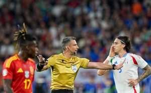 AUTOGOL PRESUDIO TALIJANIMA: Španjolska prejaka za Azzure, vratar Donnarumma spasio Talijane od teškog poraza Detalj s utakmice Španjolska - Italija / Foto: Anadolu