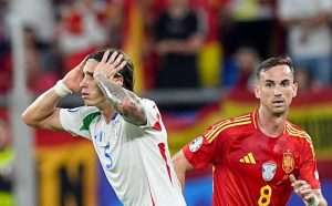 AUTOGOL PRESUDIO TALIJANIMA: Španjolska prejaka za Azzure, vratar Donnarumma spasio Talijane od teškog poraza Detalj s utakmice Španjolska - Italija / Foto: Anadolu