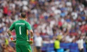 ITALIJA PALA U BERLINU: Švicarska s 2:0 zasluženo izborila četvrtfinale Vratar Italije Gianluigi Donnarumma / Foto: Anadolu