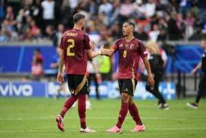IZNENAĐENJE NA EURU: Slovačka pobijedila favoriziranu Belgiju s 1:0 Igrači Belgije / Foto: Anadolu