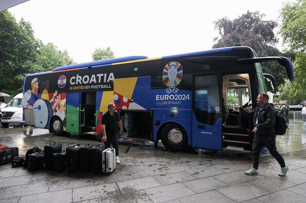 Vatreni stigli u Hamburg / Foto: Hina