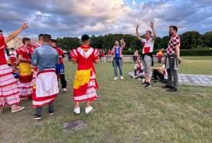 Hrvatski navijači nakon utakmice Hrvatska - Španjolska