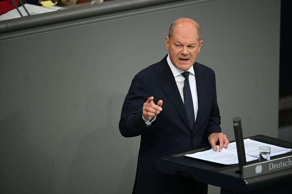 Na slici Olaf Scholz / Foto: Sabina Crisan/dpa
