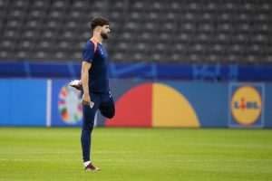 SVI IGRAČI SU NA BROJU: "Vatreni" trenirali u Berlinu, vježbao i Gvardiol Trening hrvatske nogometne reprezentacije u Berlinu / Foto: Hina