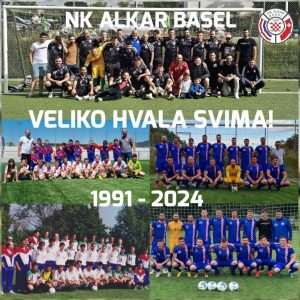 IZABRANA PRIVREMENA UPRAVA HNK CROTIA BASEL: Novi hrvatski klub nastao ujedinjenjem Alkara i Posavine će imati 7 momčadi i više od 120 igrača Zahvala Alkara / Foto: Fenix (J. Mijić)